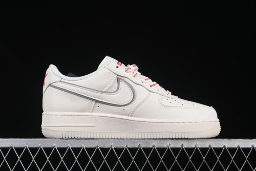 Nike Air Force 1 '07 Low Supreme Collaboration Off-White Crystal Custom Casual Sneakers - XZ6188-715