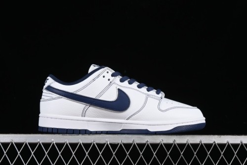 Nike Supreme x SB Dunk Low Collaboration - Navy Blue Anniversary High-End Custom Low-Top Casual Skate Shoes - DY1503-005 1