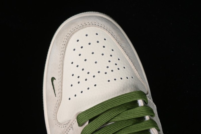 Nike Air Jordan 1 Low Stussy Collaboration Retro Basketball Shoes - DM5688-102