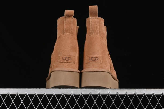 UGG Mini Bailey Button II Chelsea Boots with Chunky Platform - 1158051