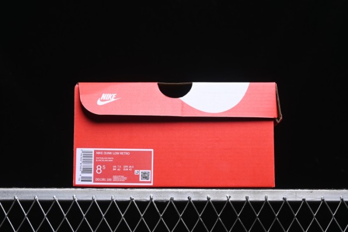 Nike Dunk Low Retro Panda Oxidized Vintage High Street Casual Sneakers - DD1391-100