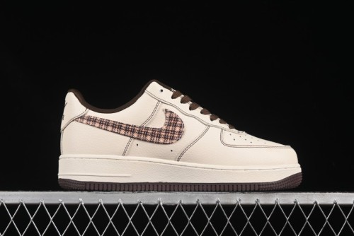 Nike Air Force 1 '07 Low Bape Collaboration Beige Camo Casual Sneakers - DF0188-052