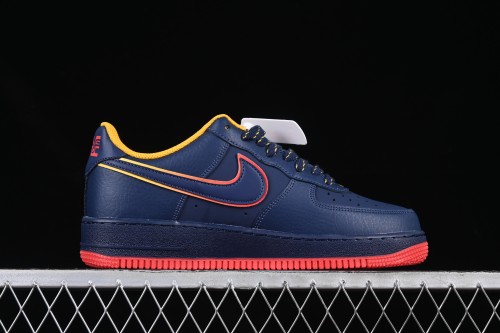 Nike Air Force 1'07 Low Casual Sneakers with Full-Length Air Cushion - HV5752-410