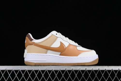 Nike Air Force 1 Shadow Low-Top Sneakers with Lightweight EVA Midsole and Anti-Slip RB Rubber Outsole - DZ1847-106 1