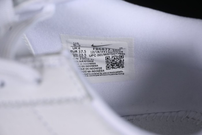 Nike Classic Cortez Leather Retro Running Shoes - FB6877-100