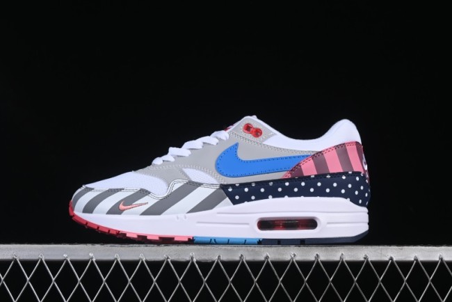 Nike Air Max 1 Retro Running Shoes with Half-Sole Air Cushion - AT3057-100