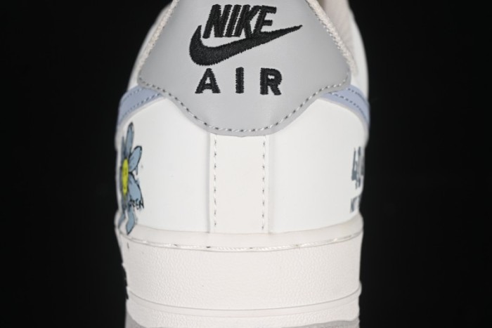 Nike Air Force 1'07 Low  Little Blue Flower  Casual Sneakers - FB1893-888