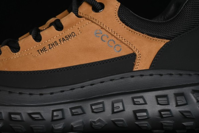 ECCO Offroad Series Lightweight Cushioned Leather Durable Outdoor Hiking Running Shoes - 63513001002