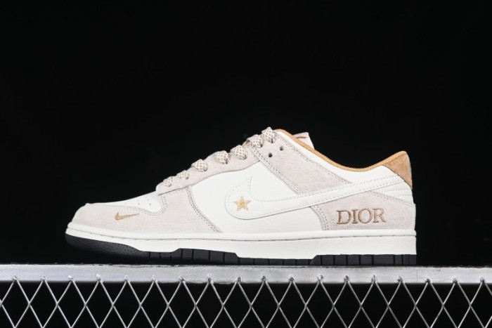 Nike SB Dunk Low Dior Collaboration Anniversary Custom Low-Top Casual Sneakers - DJ2024-066