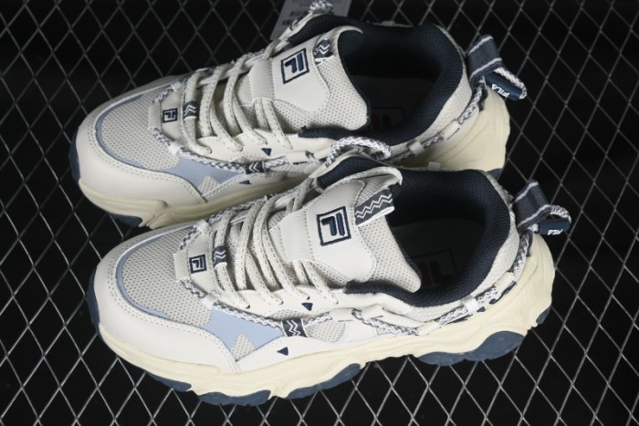 Fila Fusion Retro Mars Running Shoes with Lace-Up Design and Cushioned Sole - F12W432101FSH