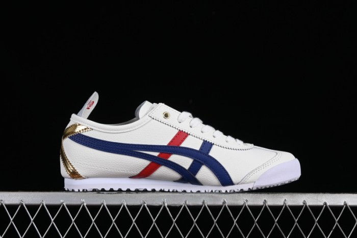 Onitsuka Tiger Mexico 66 Low-Top Leather Sneakers for Casual Running - D507L-0152 1