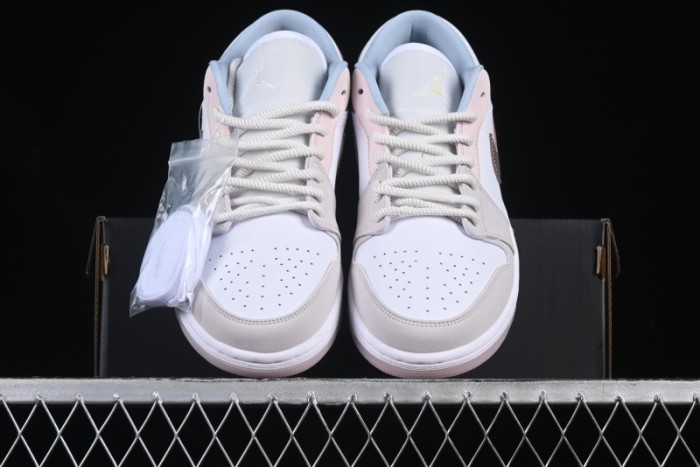 Nike Air Jordan 1 Low AJ1 Carved Pink Low-Top Casual Sneakers - IB8859-101
