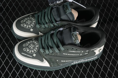 Nike Travis Scott x Fragment Design x Air Jordan 1 Low OG SP Sneakers - XS2024-029