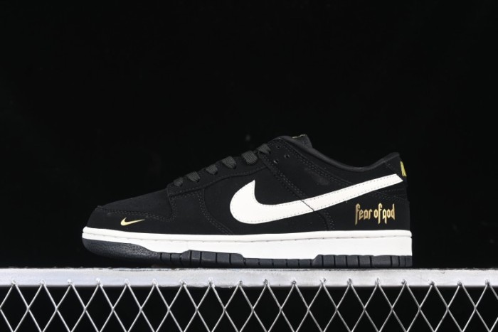 Nike SB Dunk Low FOG Collaboration - Anniversary High-End Custom Low-Top Casual Sneakers - KK1333-016