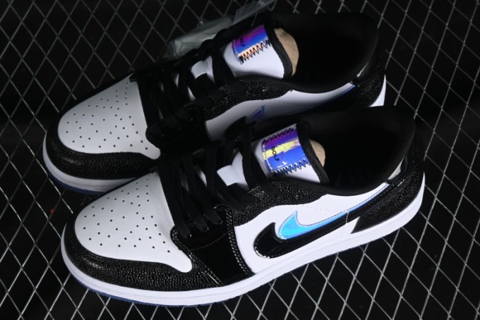 Nike Air Jordan 1 Low Golf AJ1 Retro Golf Shoes with Laser Patent Leather and Double Hook Design - FZ4159-100 1