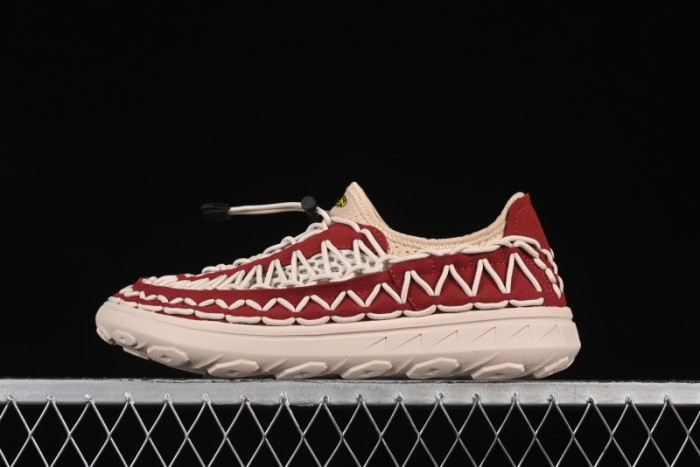 Keen Uneek Flat-M Woven Elastic Strap Outdoor Water Sports Sandals - 1014097 RED