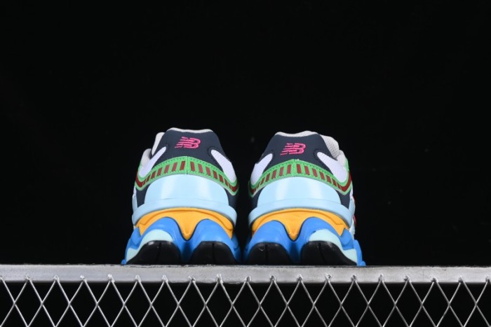 New Balance 9060 Retro Casual Running Sneakers with ABZORB Cushioning Technology - U9060NBN