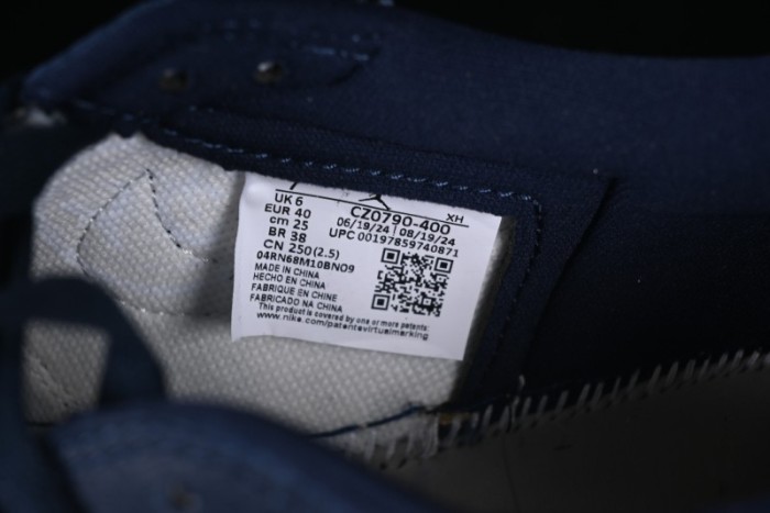 Nike Air Jordan 1 Low OG  Obsidian  Basketball Shoes - CZ0790-400