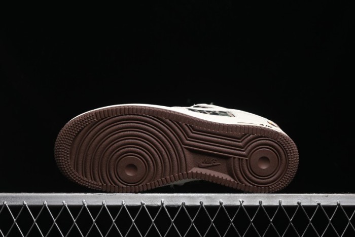 Nike Air Force 1 Low Bape Collaboration - Beige Camo Casual Sneakers - KK1988-019