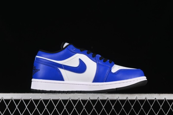 Nike Air Jordan 1 Low Retro Basketball Shoes White Blue - 553558-124