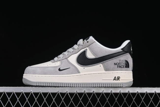 Nike Air Force 1 '07 Low The North Face Collaboration Grey Suede Casual Sneakers - XZ6188-763