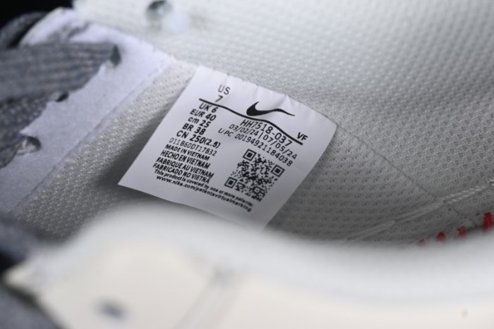 Nike Air Force 1 '07 Low Stussy Collaboration Dual-Tone Grey Swoosh Casual Sneakers - HH7518-037