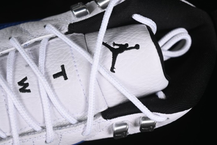 Nike Air Jordan 12 Retro Basketball Shoes in White Blue - CT8013-140