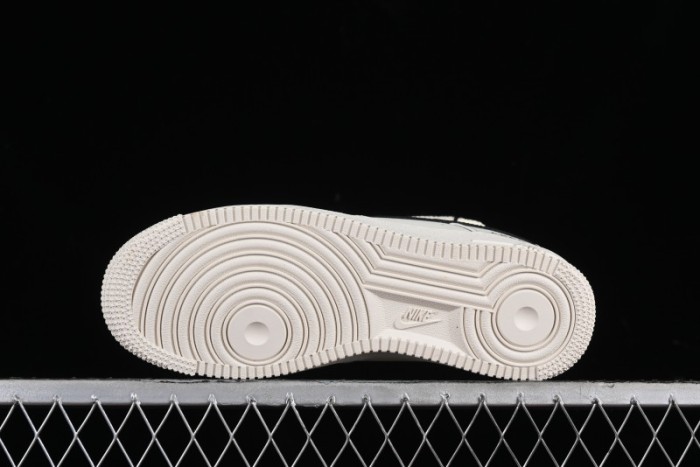 Nike Air Force 1 '07 Low Custom Cappuccino Anime-Themed Spray-Painted Casual Sneakers with Strap - ZH0316-019 1