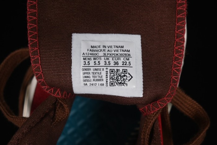 Converse Chuck Taylor All Star 1970s High Top Sneakers in China Red - A12460C