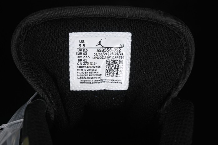 Nike Air Jordan 1 Low  Medium Olive  Retro Casual Sneakers - 553558-092