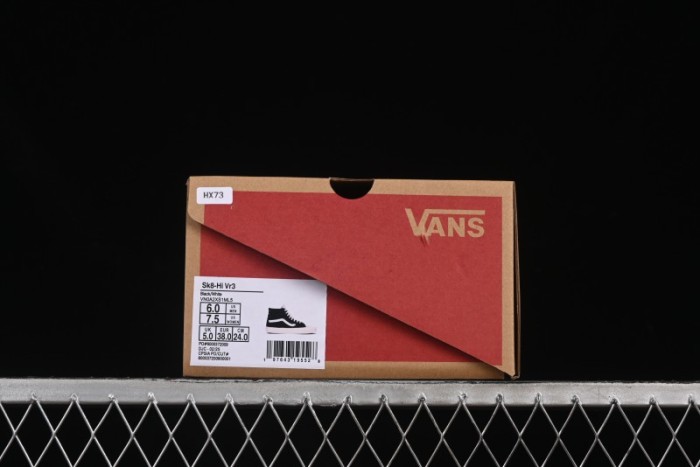 Fear of God x Vans Sk8-Hi High-Top Sneakers in Minimalist Black/White - VN0A2XS1ML5