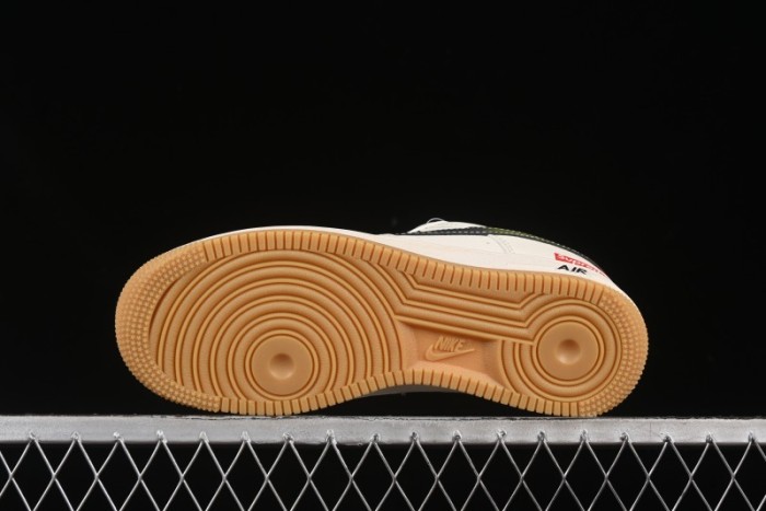Nike Air Force 1 '07 Low Supreme Collaboration Gradient Gum Sole Casual Sneakers - XS1958-567