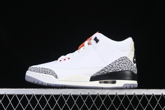 Nike Air Jordan 3 Retro White Cement Reimagined Basketball Shoes - DN3707-100