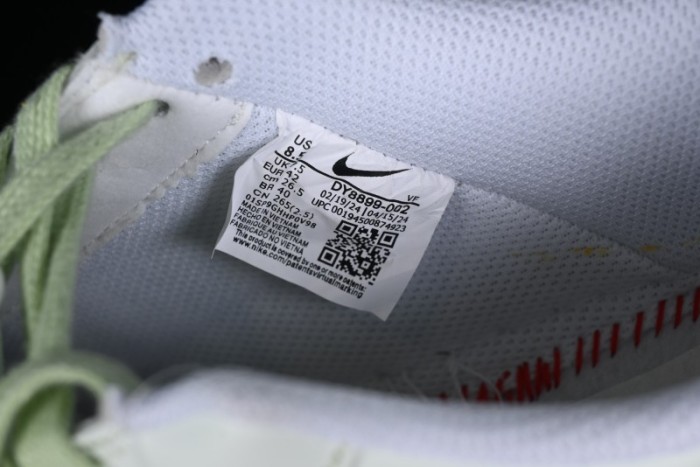 Nike Air Force 1 '07 Low Casual Sneakers with Anime-inspired Green Apple Spray Paint Design - DY8899-002