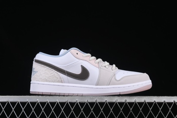 Nike Air Jordan 1 Low AJ1 Carved Pink Low-Top Casual Sneakers - IB8859-101