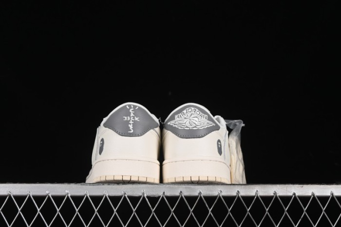 Nike Travis Scott x Fragment Design x Air Jordan 1 Low OG SP AJ1 Bape Collaboration - LJ5188-012