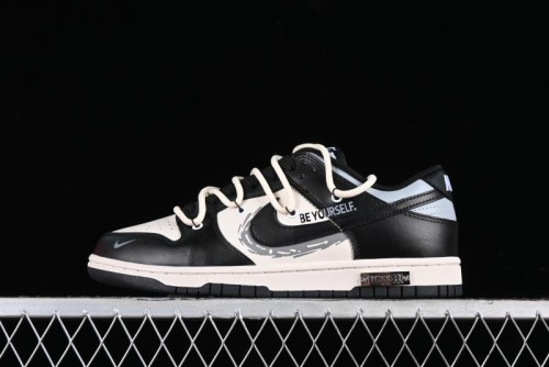 Nike Dunk Low Speed & Fury Distressed Oxidized Metal Punk SB Strap Low-Top Casual Sneakers - DD1391-100 1
