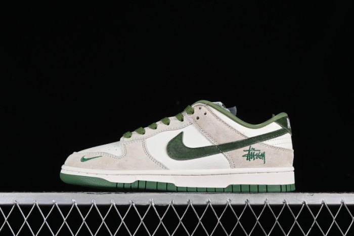 Stussy x Nike SB Dunk Low Anniversary Premium Custom Sneakers - DQ1098-340 1