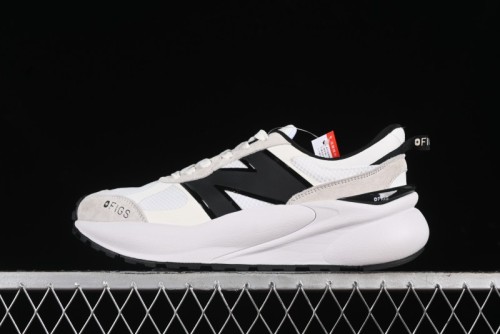 New Balance 3447 Series Retro Casual Running Shoes with Textile and Leather Upper - U3447LC