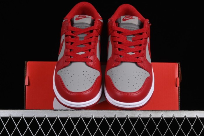 Nike SB Dunk Low Grey Red Colorway Low-Top Casual Skateboarding Shoes - CW1590-0002 1