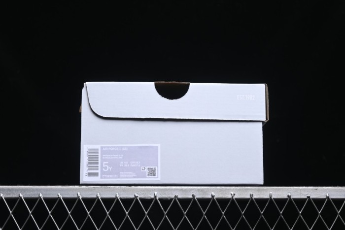 Nike Air Force 1 '07 Low Top Leather Casual Sneakers with Full-Length Air Cushion - CT3839-101