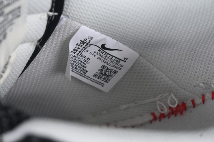 Nike Air Force 1 '07 Low Stussy Collaboration Black Leather Low-Top Casual Sneakers - HH7518-045