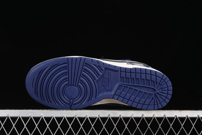 Nike SB Dunk Low BAPE Collaboration - Strap Multi-Color Grey Swoosh Anniversary Custom Low-Top Casual Sneakers - SJ2068-278