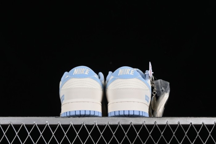 Nike SB Dunk Low Supreme Collaboration - Sky Blue Canvas Anniversary Custom Low-Top Casual Skate Shoes - BB6698-513 1