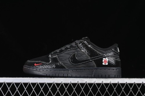 Nike SB Dunk Low Year of the Snake Limited Edition - Black Snake Anniversary High-End Custom Low-Top Casual Sneakers - CH8311-233