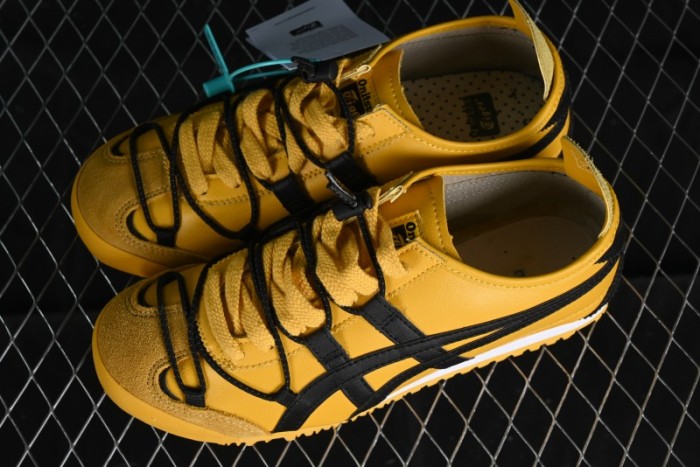 Onitsuka Tiger Mexico 66 Low-Top Leather Sneakers with Lace-Up Design - DL408-0490 1