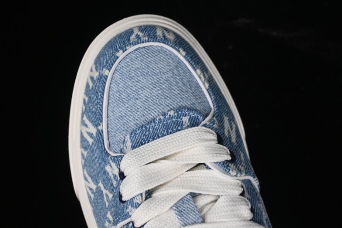 New York Yankees MLB Chunky Liner Denim Basic Platform Sandals - 3ASXCDC4N50BLS