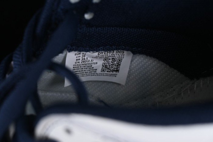 Nike Supreme x SB Dunk Low Collaboration - Navy Blue Anniversary High-End Custom Low-Top Casual Skate Shoes - DY1503-005 1