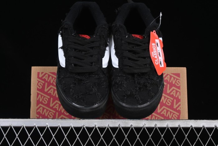 Vans Vault OG Era LX  Distressed Black  Premium Skate Sneakers