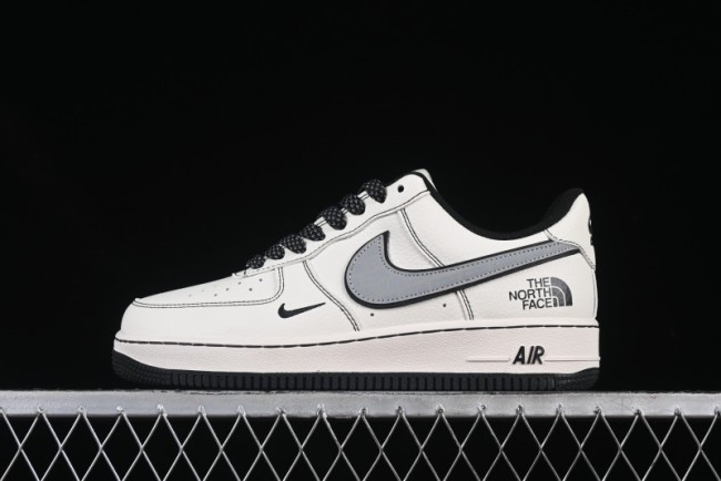 Nike Air Force 1 '07 Low The North Face x Comme des Garçons Black White Line Casual Sneakers - HH7518-050